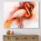 Designart - Portrait of Pink Flamingo II - Farmhouse Canvas Wall Art Print